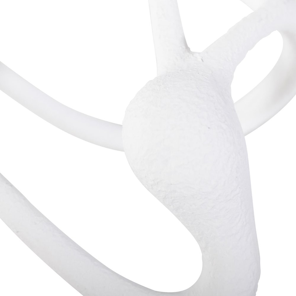 Endro Abstract Sculpture in White. Picture 5