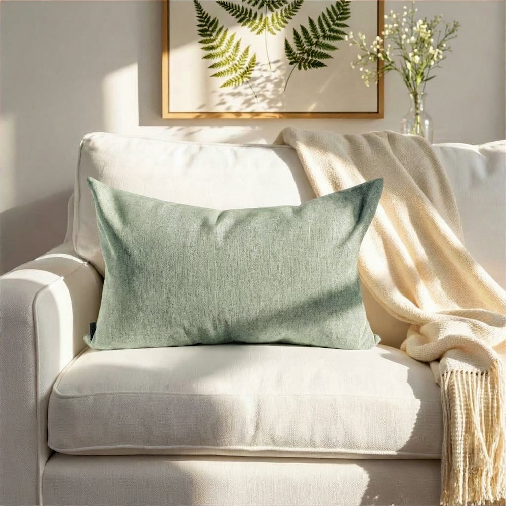 Komodo Sage Poly Filled 14x22 Pillow. Picture 7