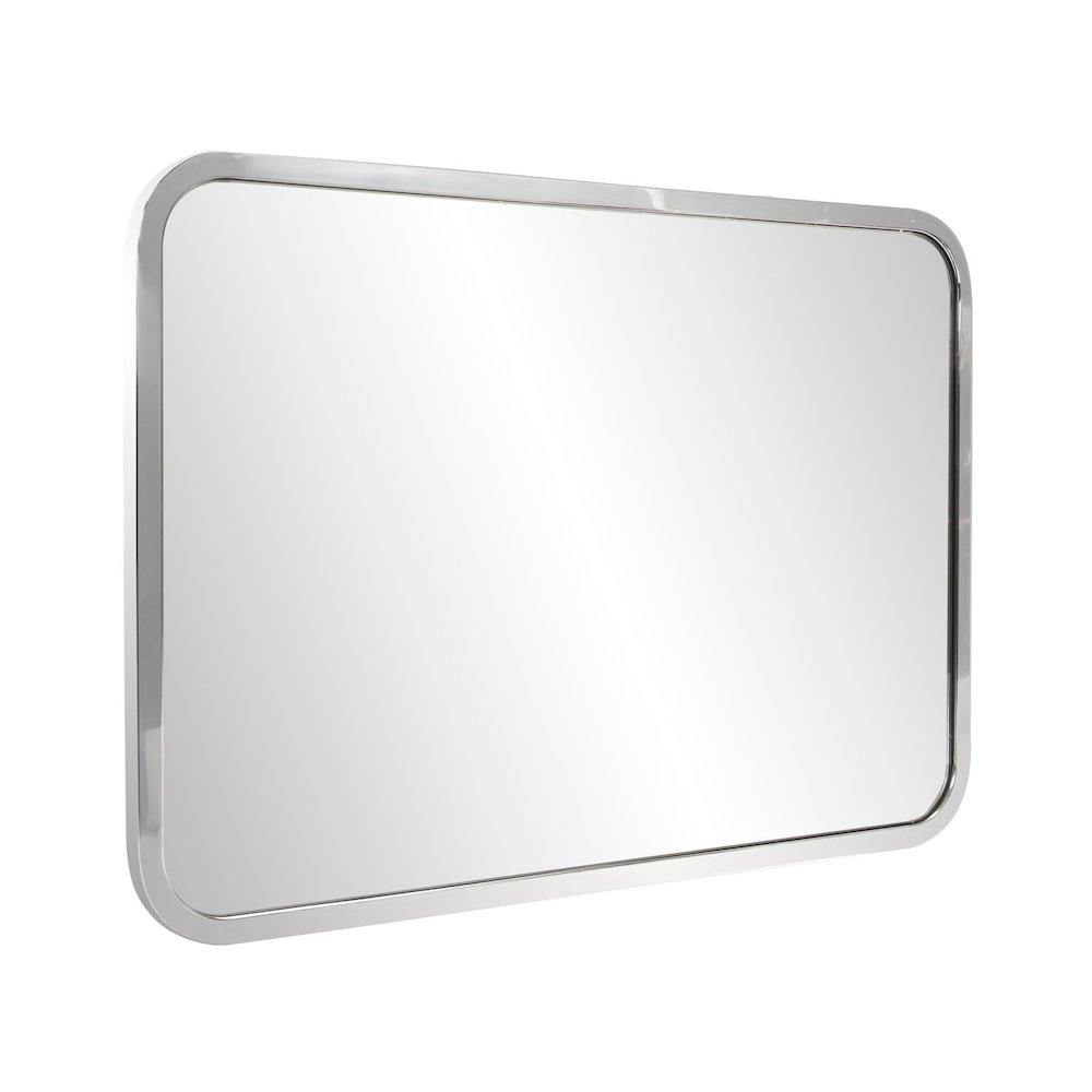 Simone Rectangular Stainless Steel Mirror. Picture 6