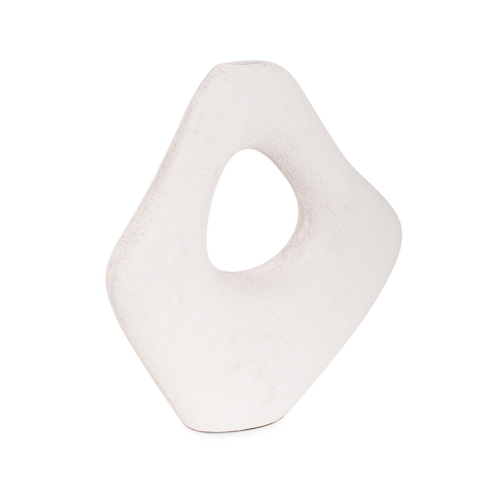 Saar Abstract White Cloud Vase. Picture 7