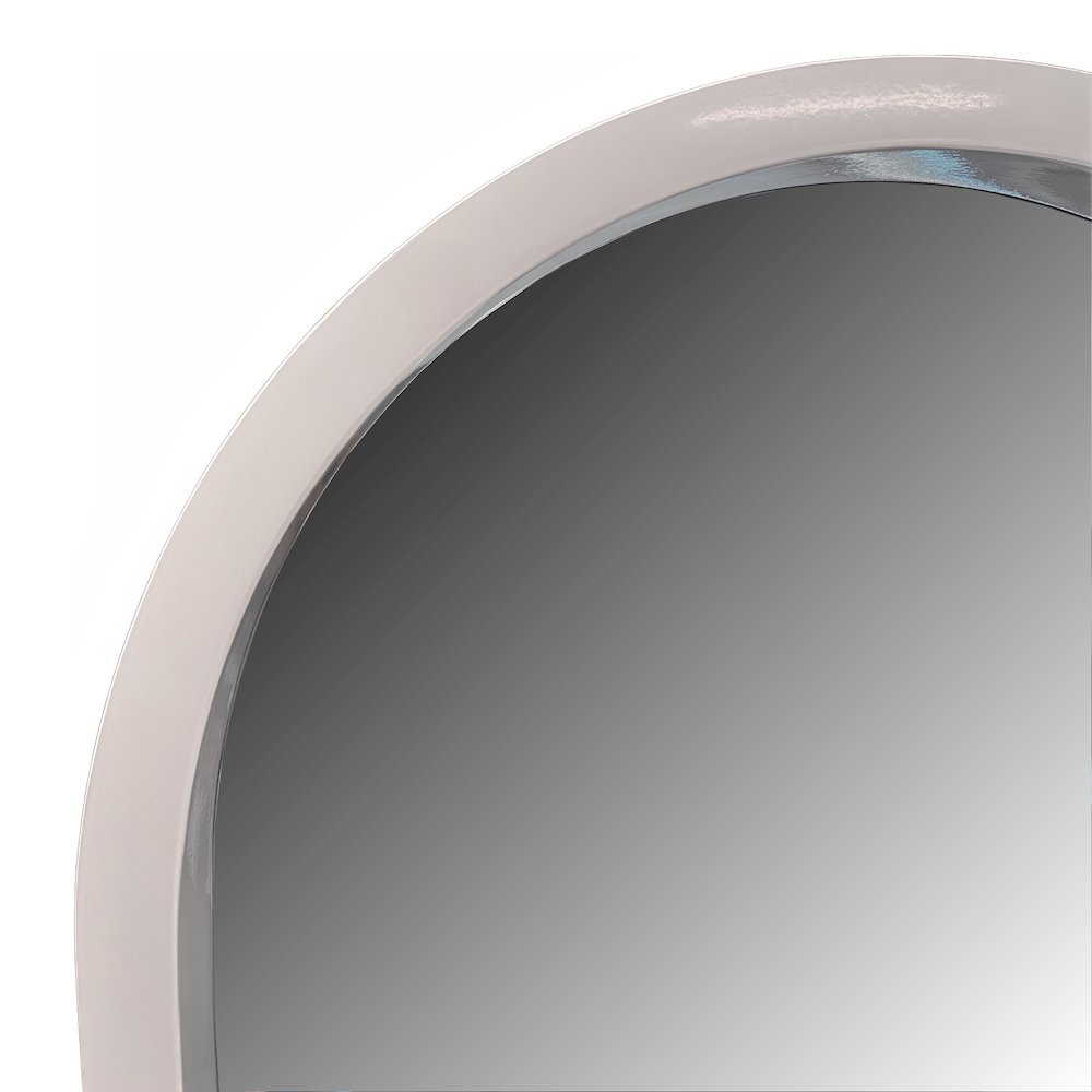 Osman Glossy Chalk Wall Mirror. Picture 6