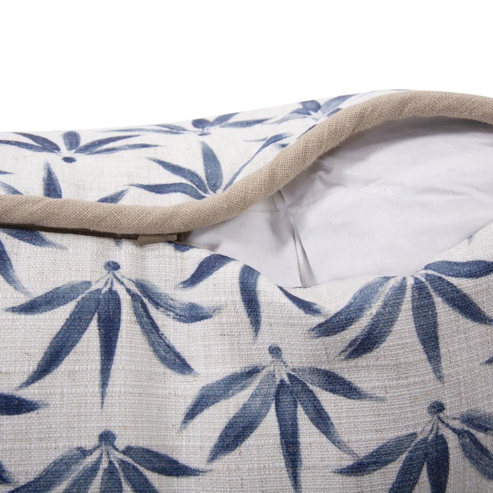 20 x 20 Pillow  Hemp Indigo - Down Insert. Picture 6