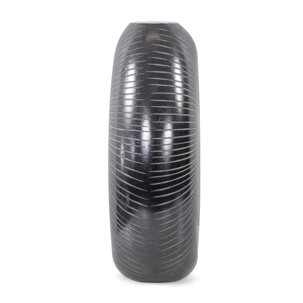 Oxman Hypnotic Tall Glass Vase. Picture 6