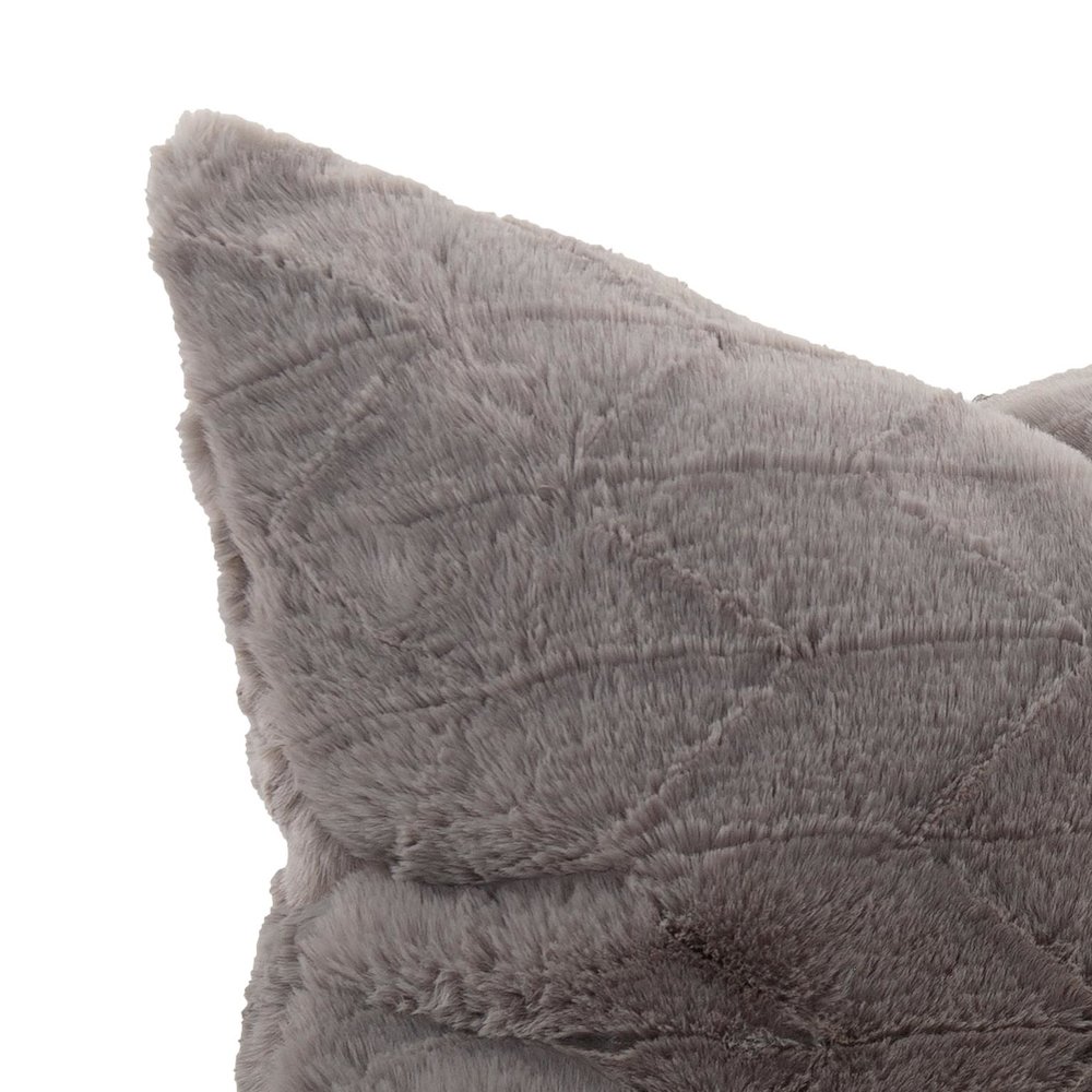 Pillow  14 x 22 Angora Stone - Poly Insert. Picture 4