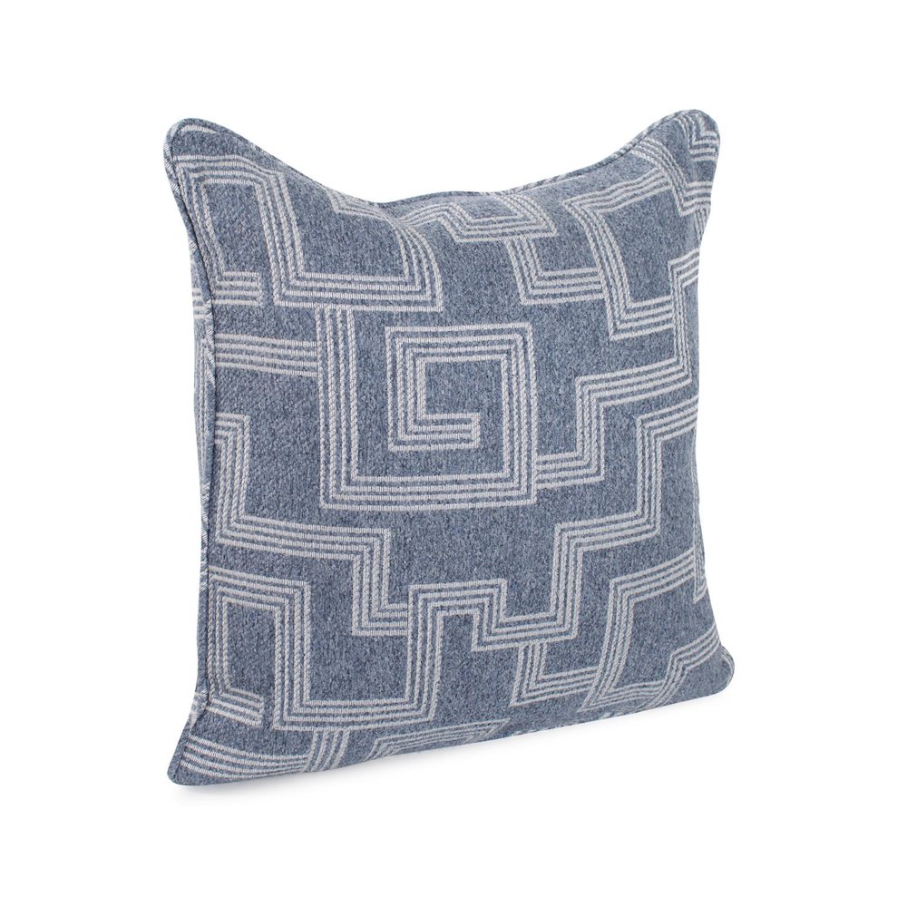 Indoor/Outdoor Pillow 24 x 24 Syros Denim. Picture 2