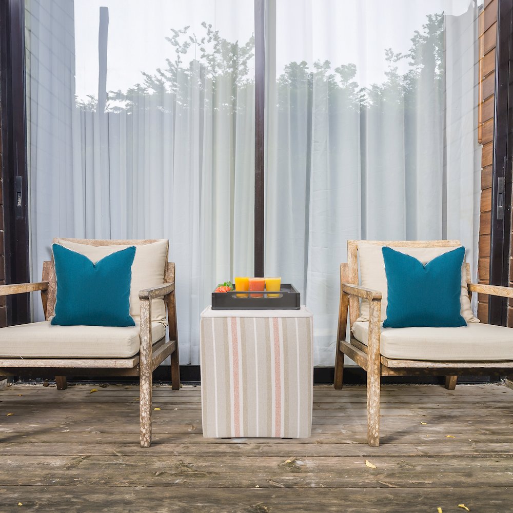 20 x 20 Pillow Seascape Turquoise. Picture 3