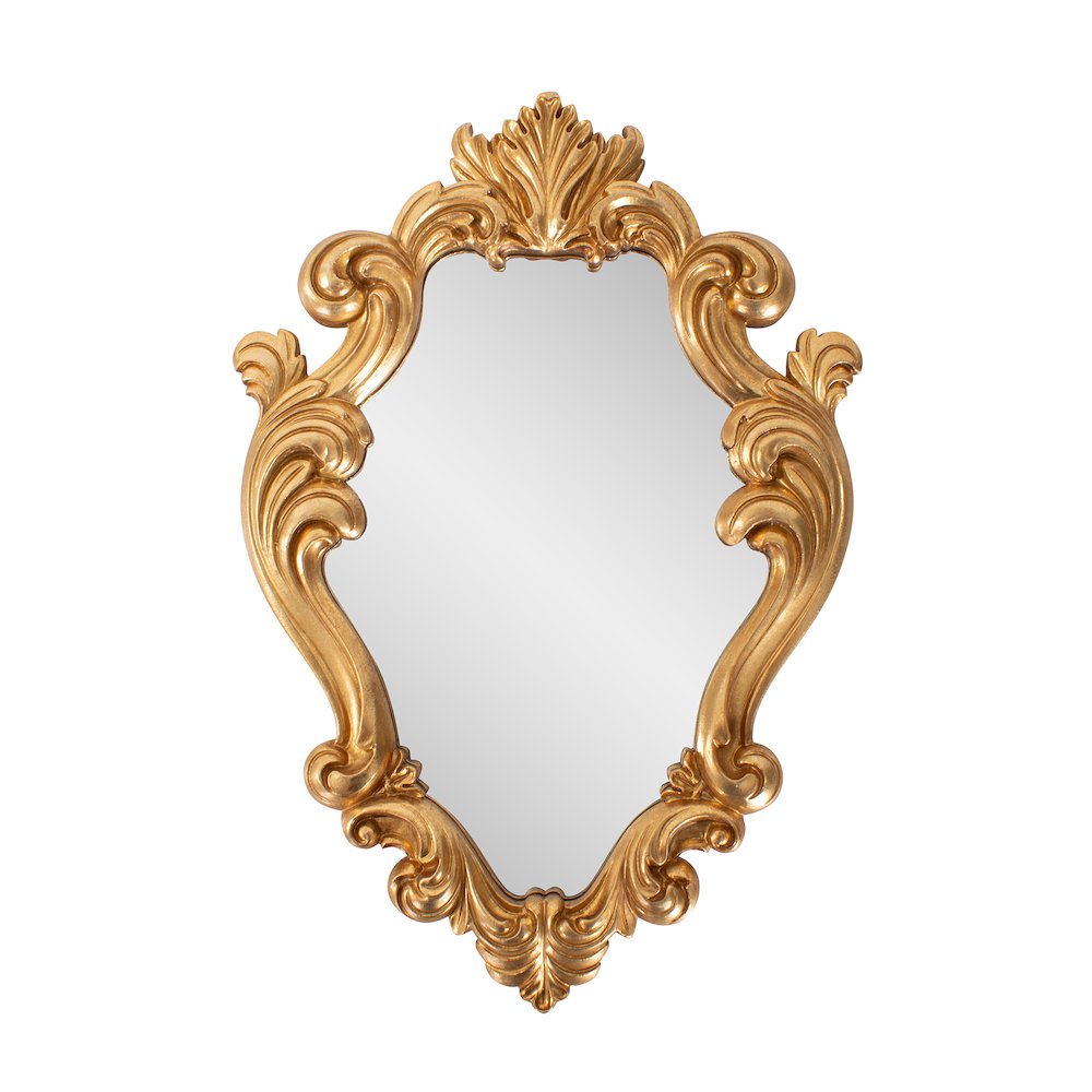 French D' Amboise Collection of Gold Petite Mirrors- Oblong. Picture 1