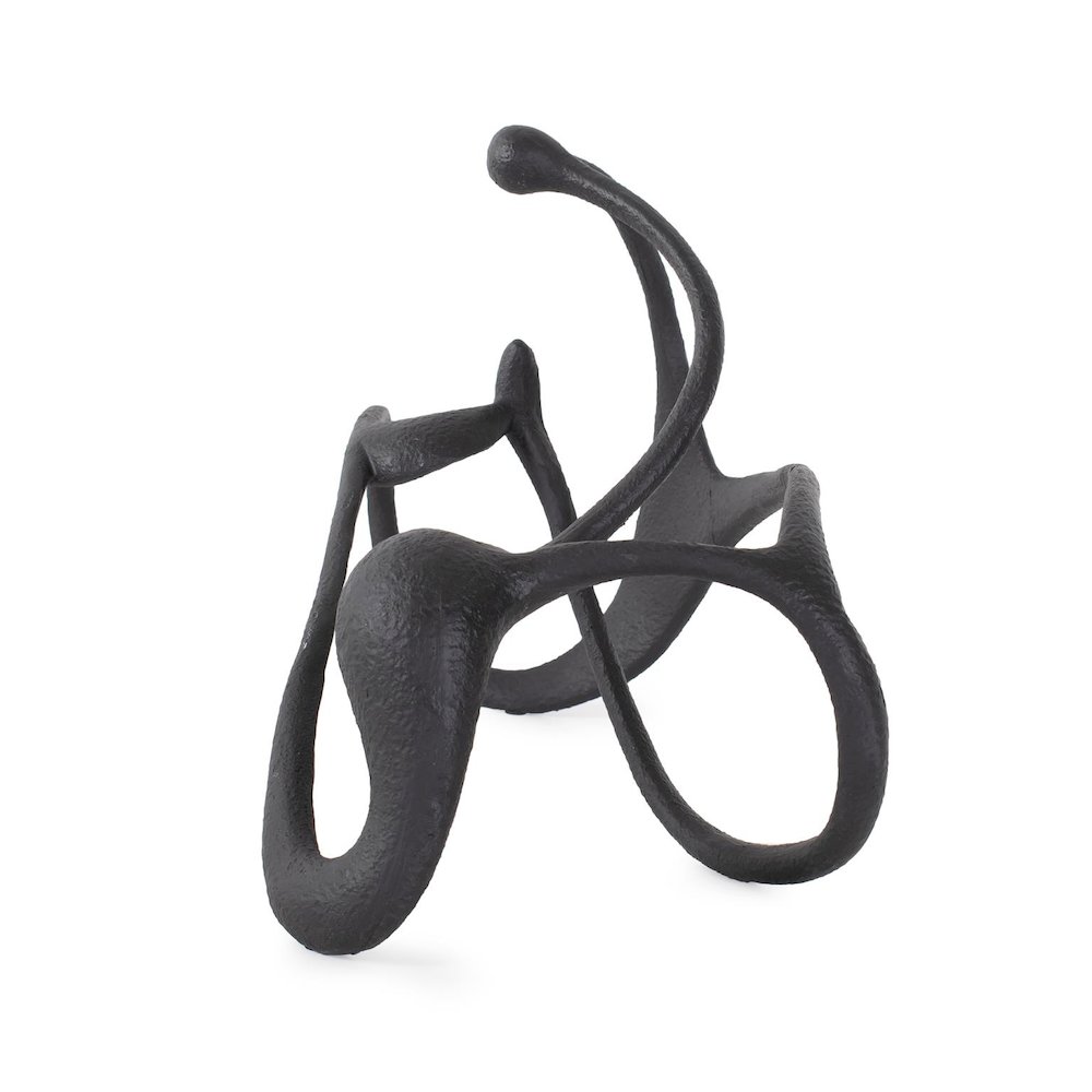 Endro Abstract Sculpture in Black. Picture 2