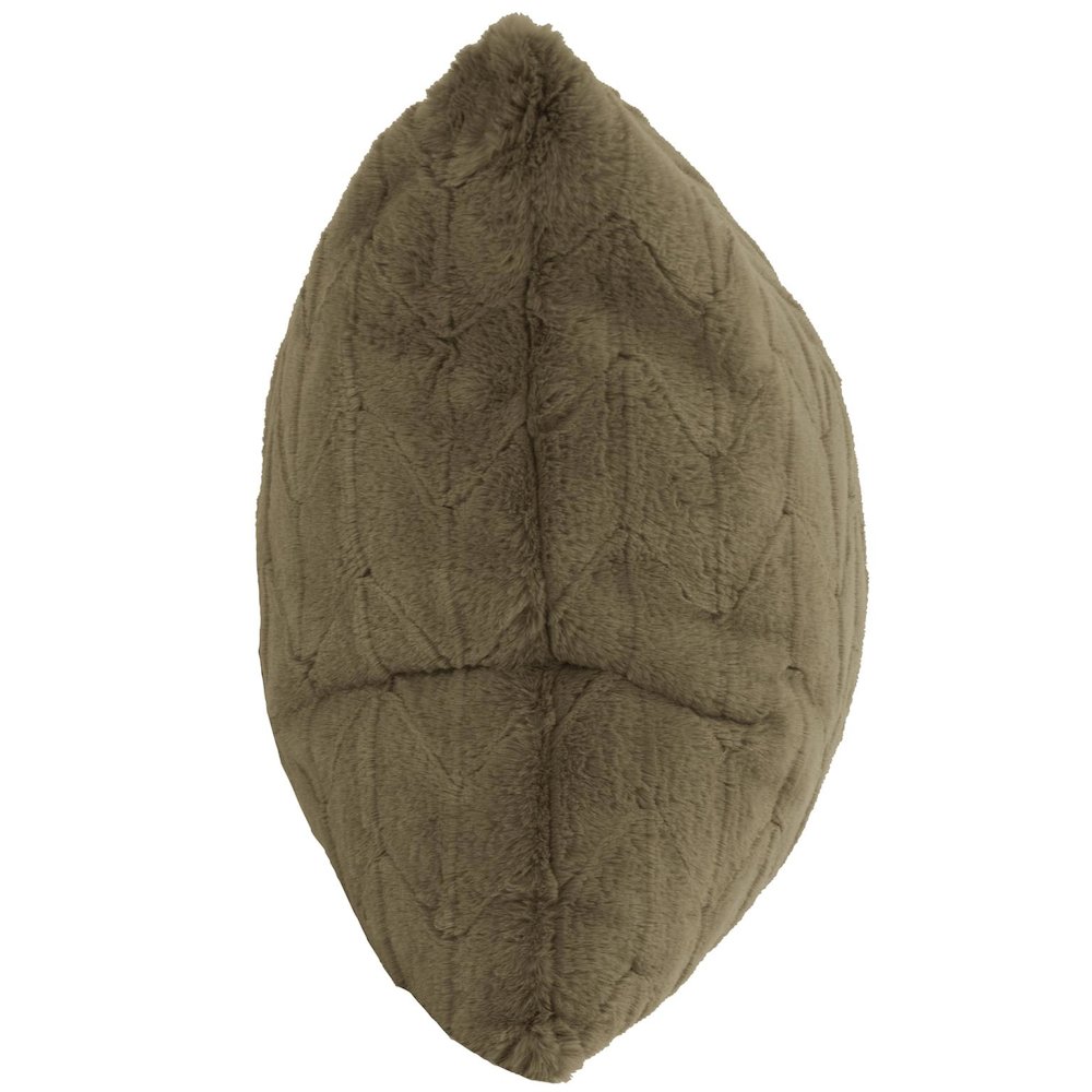 20 x 20 Angora Moss Pillow  - Poly Insert. Picture 2