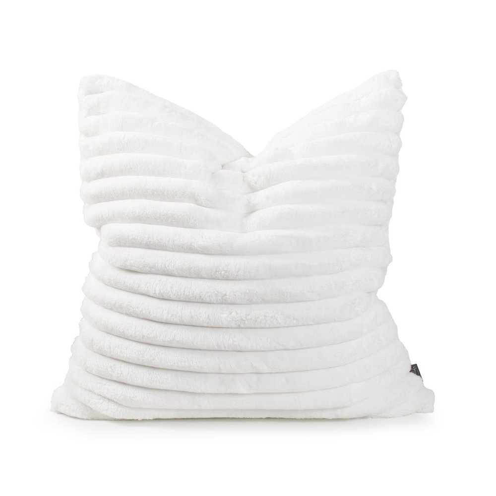Pillow 24 x 24 Shar Pei White - Poly Insert. Picture 1
