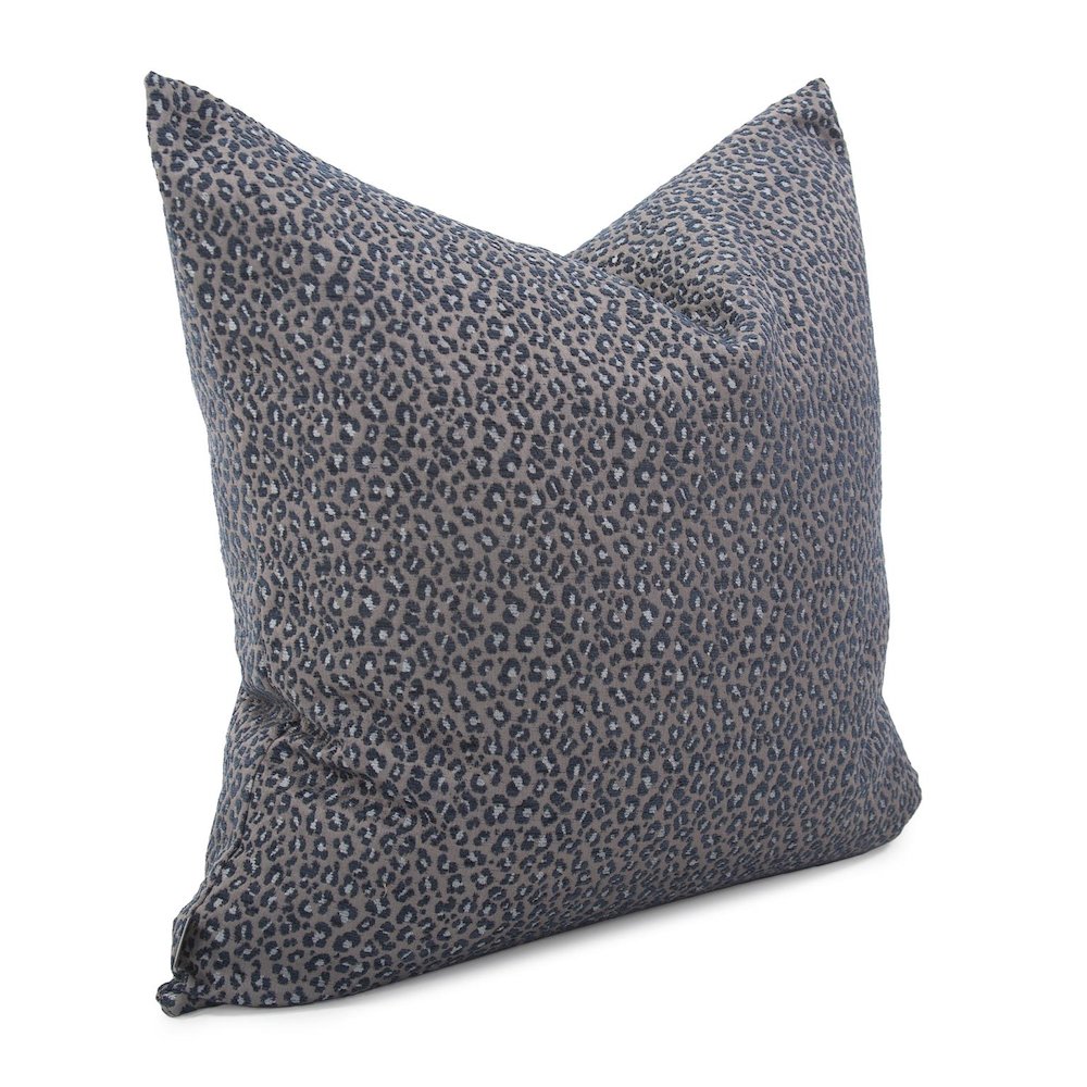 24 x 24 Pillow  Lynx Indigo - Poly Insert. Picture 2