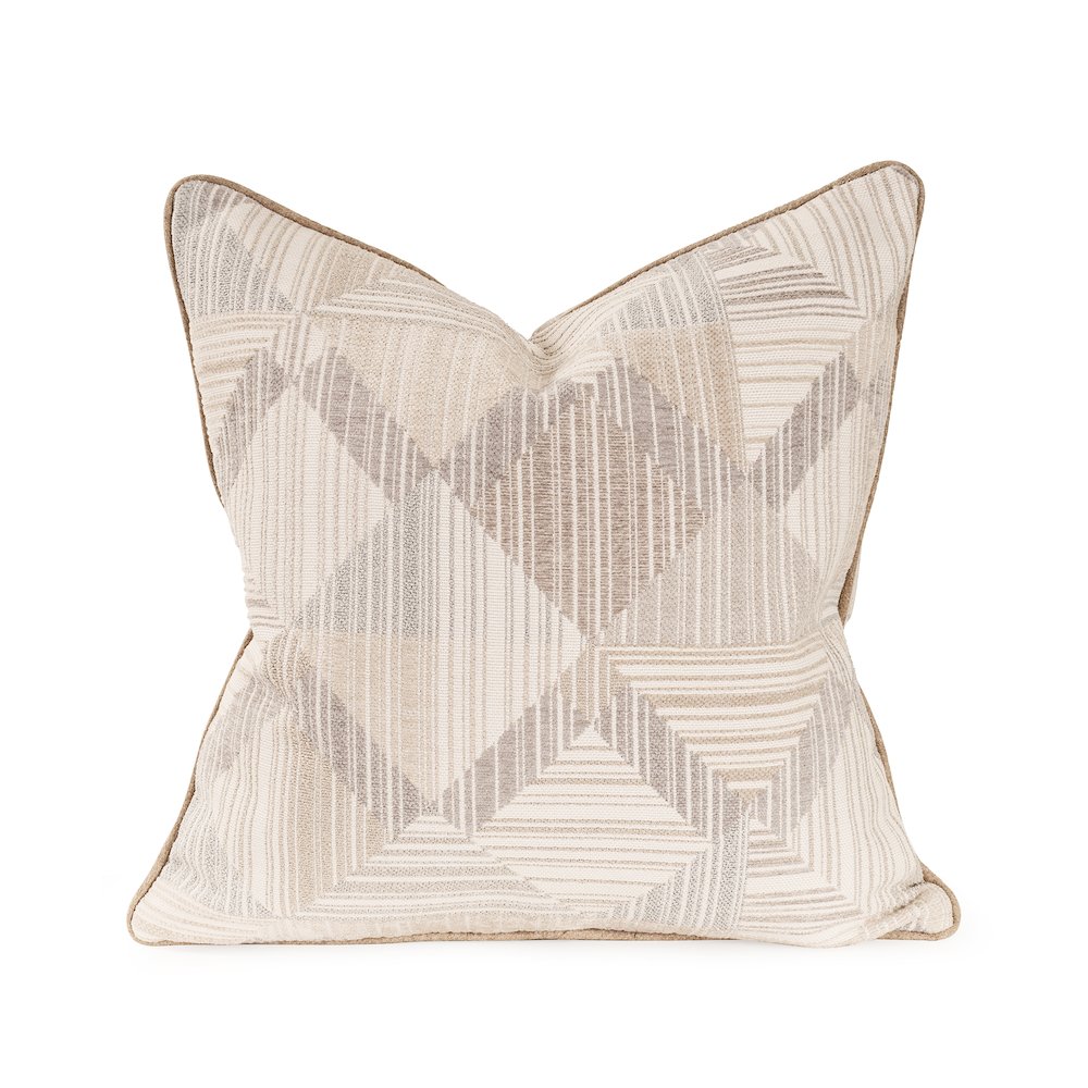 Prisma Natural 20x20 Poly Filled Pillow. Picture 1