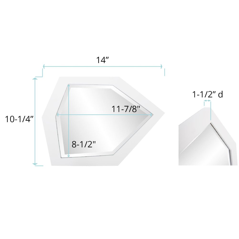 Abrams Mirror - White. Picture 6