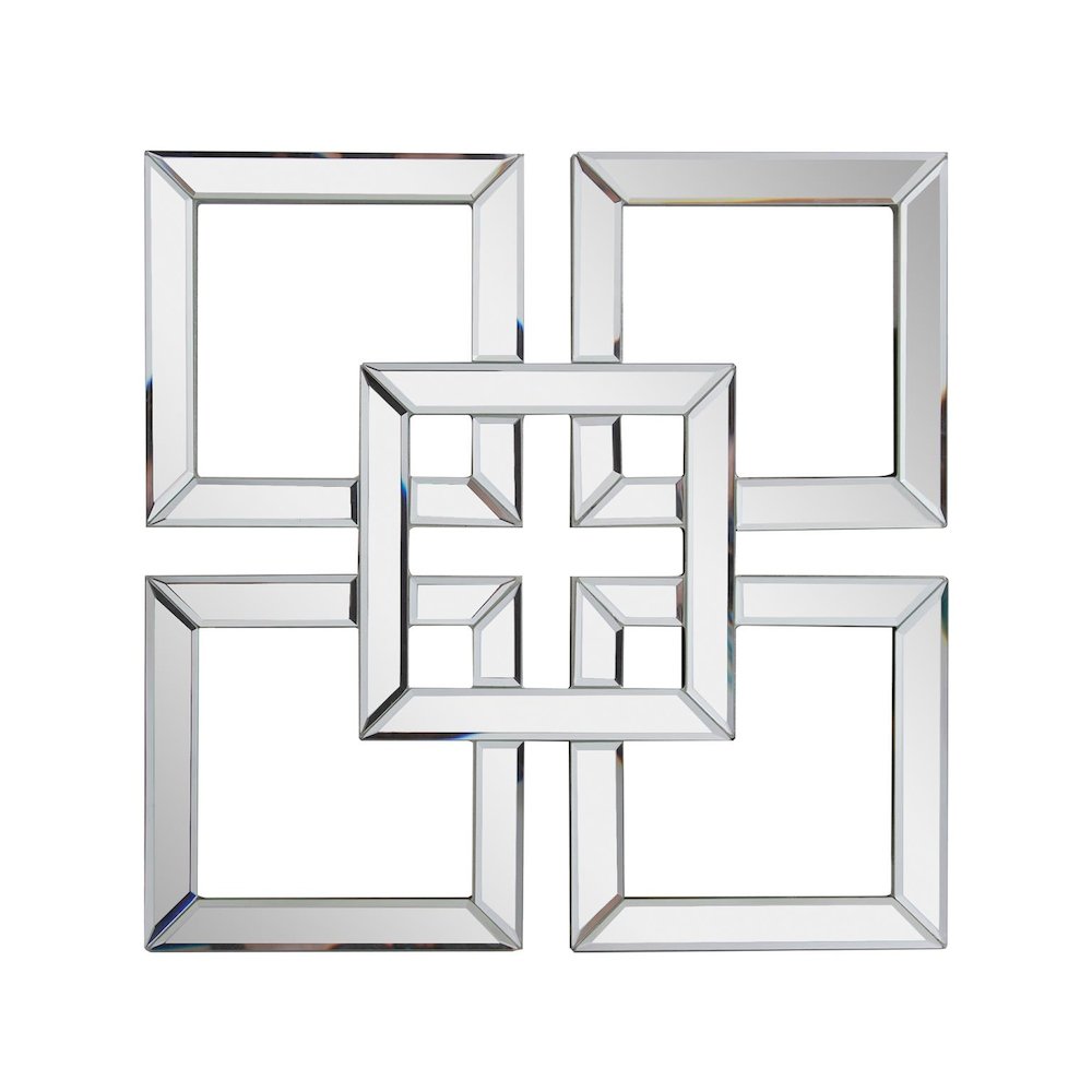 Landia Square Mirror- Clear. Picture 1