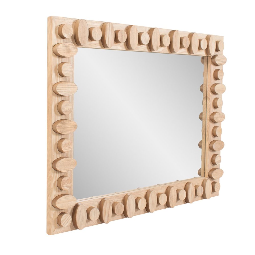 Robin Baron Winfield Wooden Rectangular Vanity Mirror. Picture 9