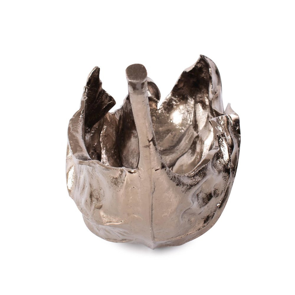 Aspen Leaf Cast Aluminum Bowl. Picture 6