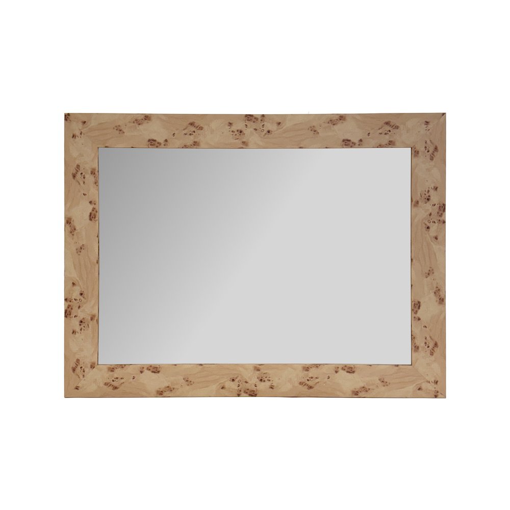 Burled Vanity Mirror. Picture 1
