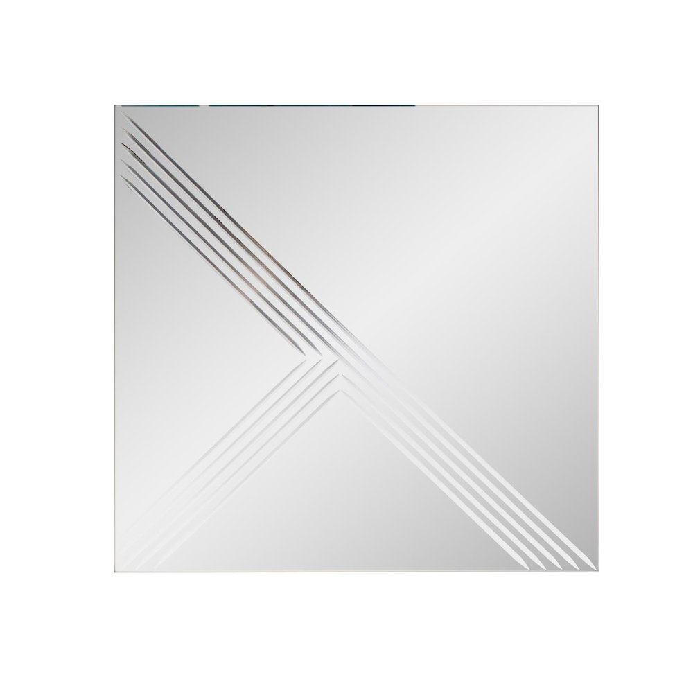Adoree V Grooved Square Mirror. Picture 9