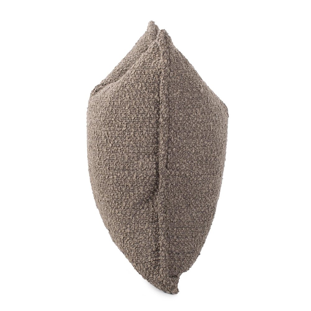 24 in. x 24 in. Pillow  Barbet Chocolate  - Down Insert. Picture 3