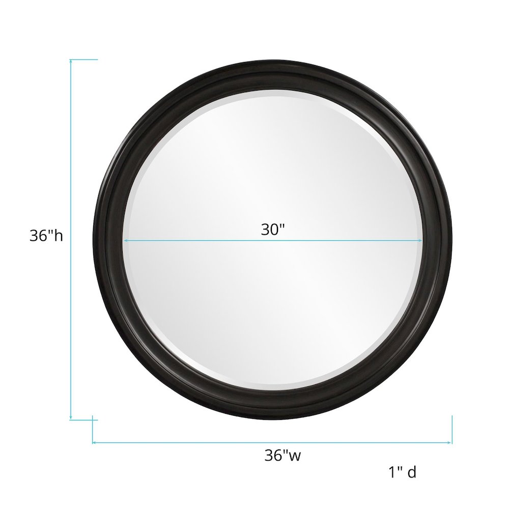 George Mirror - Glossy Black. Picture 5