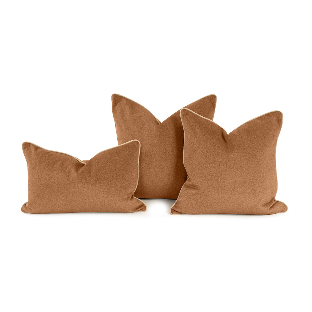Qiviut Brown 20x20 Down Filled Pillow. Picture 3