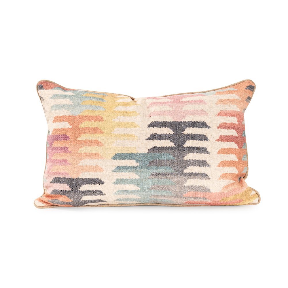 Navajo Multi 14x22 Down Filled Pillow. Picture 1