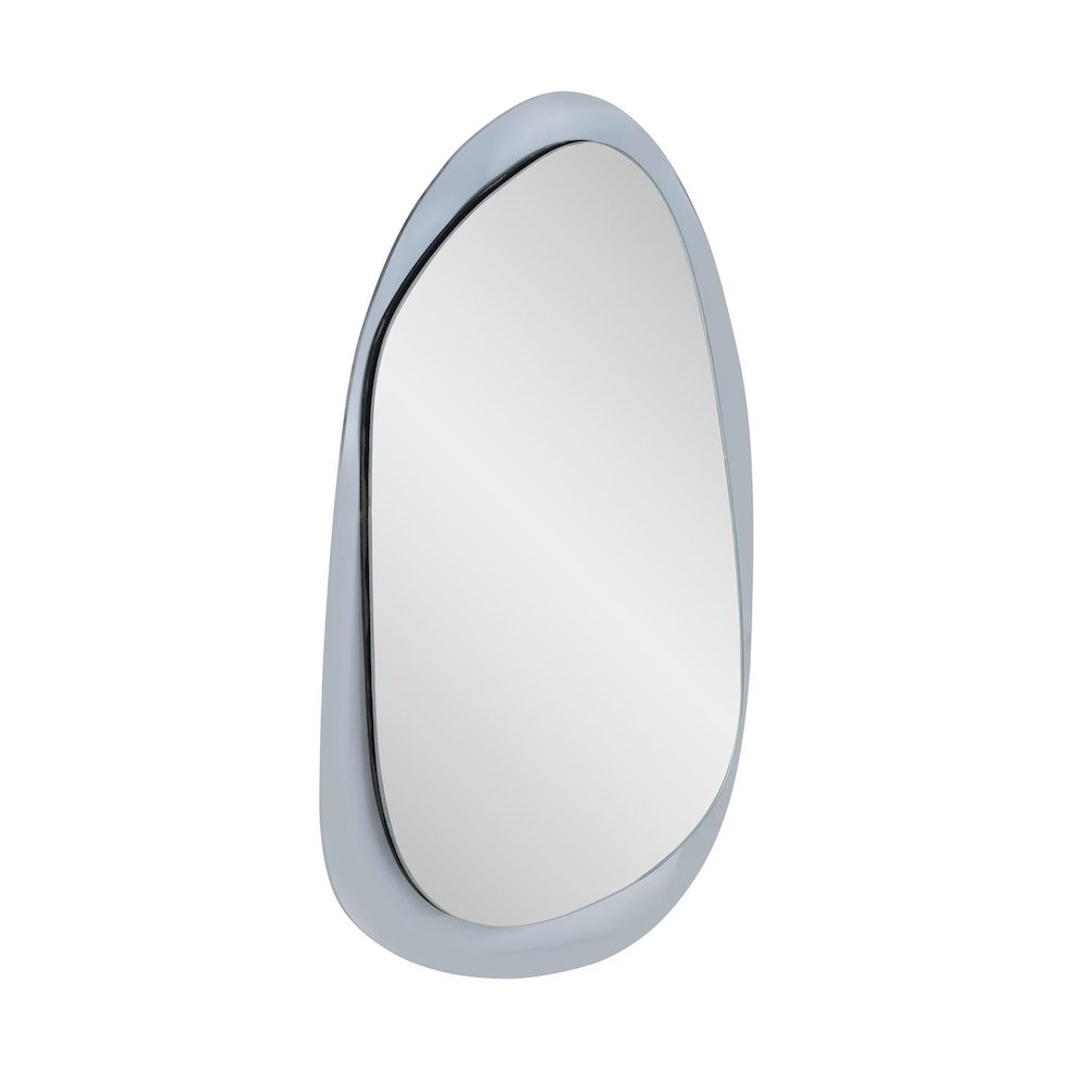 Ahrends Asymmetrical Mirror with Gray Glass Framing. Picture 6