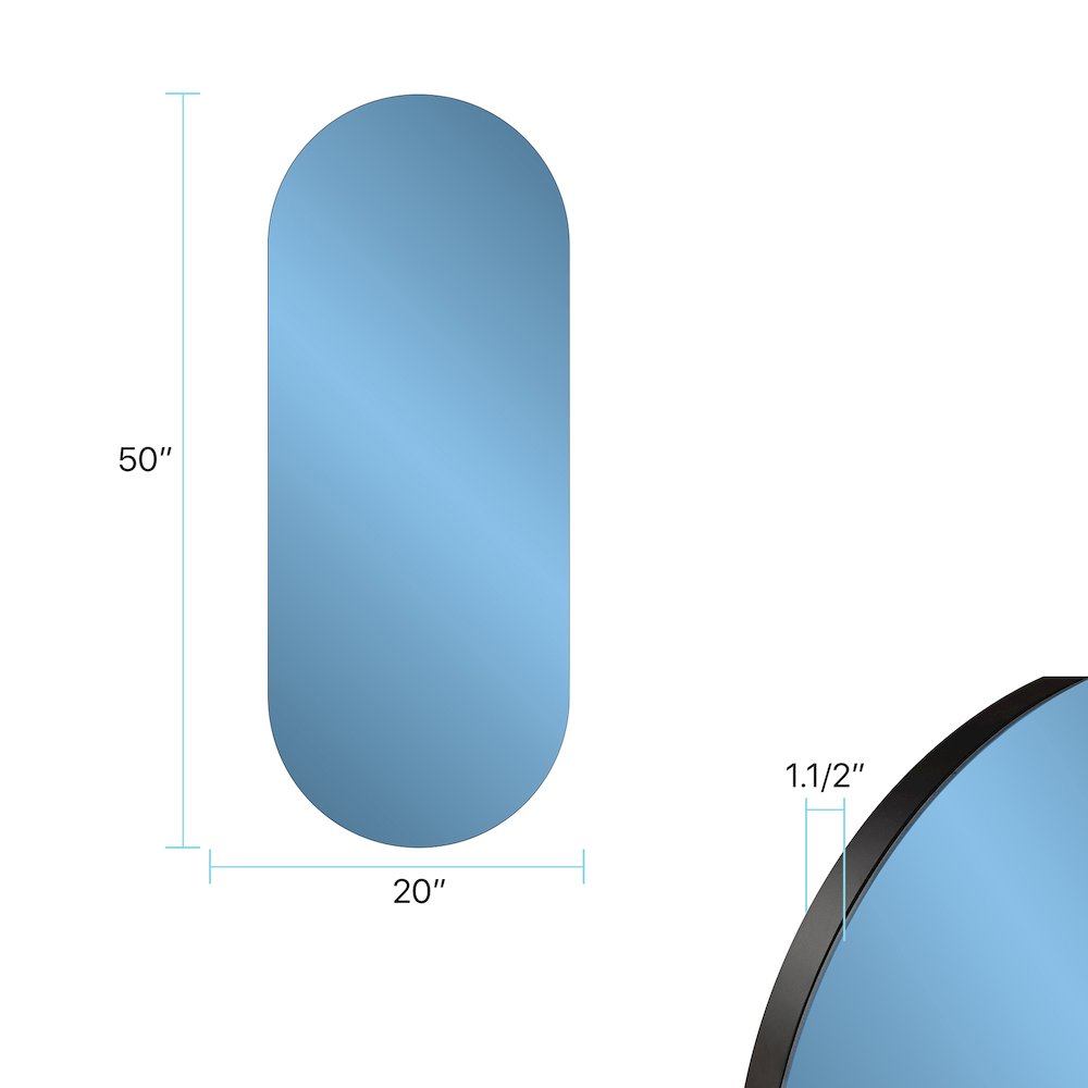 Balducci Oval Sapphire Blue Mirror Short. Picture 8
