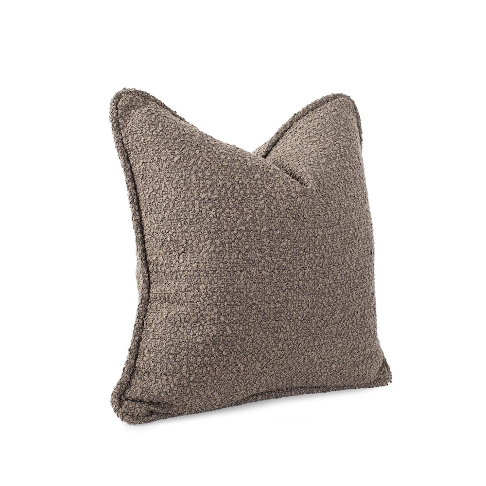20 x 20 Pillow  Barbet Chocolate  - Down Insert. Picture 3