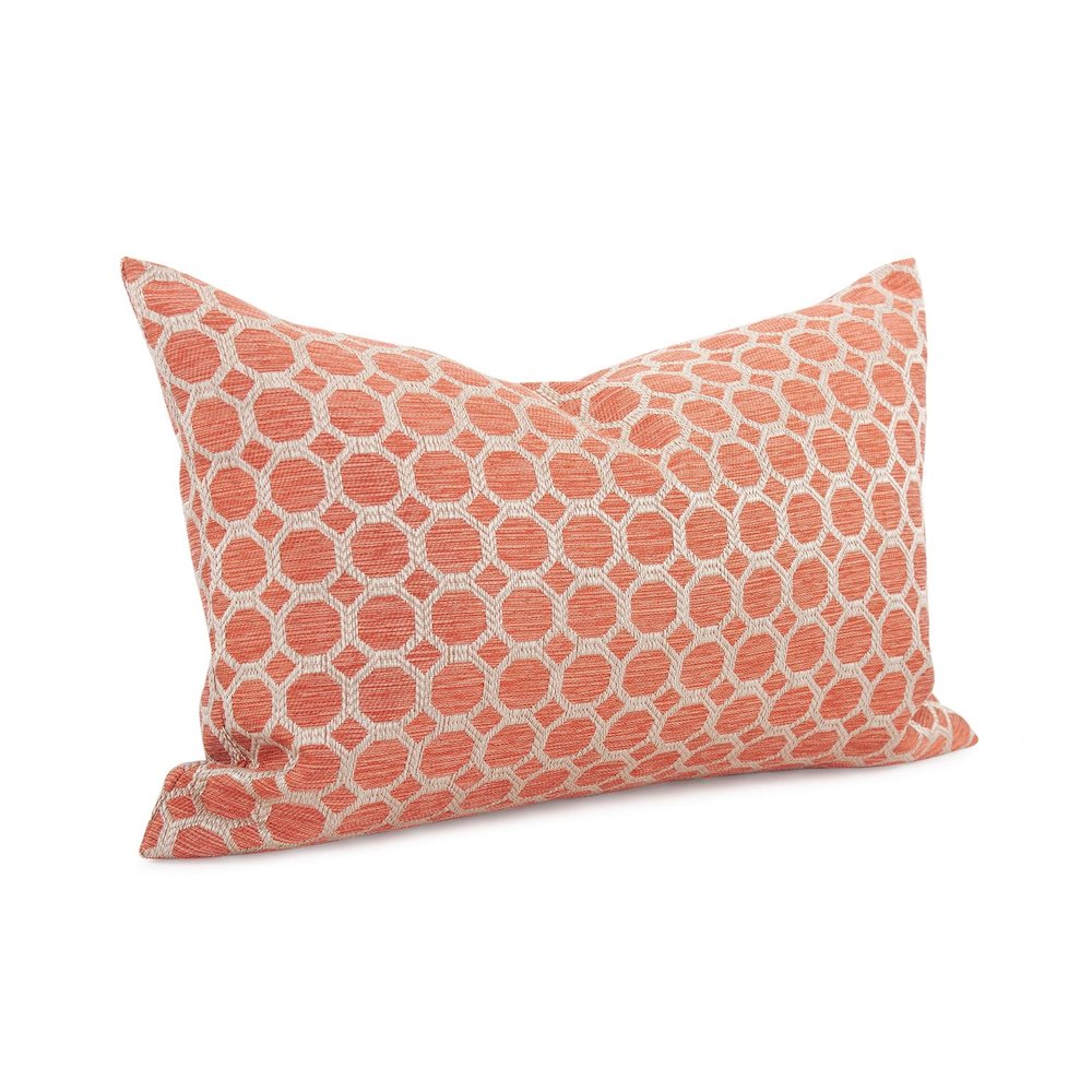 Pillow  14 x 22 Pyth Coral - Down Insert. Picture 2