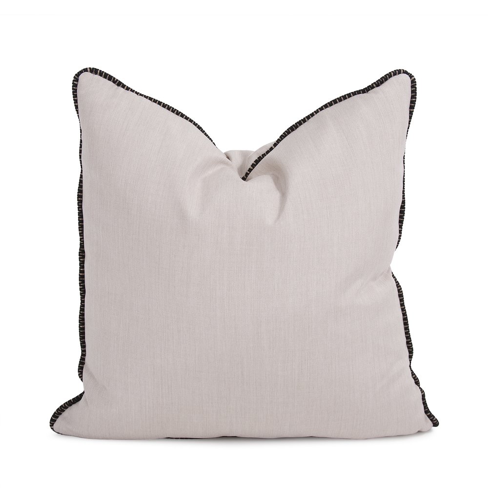 20 x 20 Outdoor Pillow with Dec Cord- Seascape Sand- Poly Insert. Picture 1