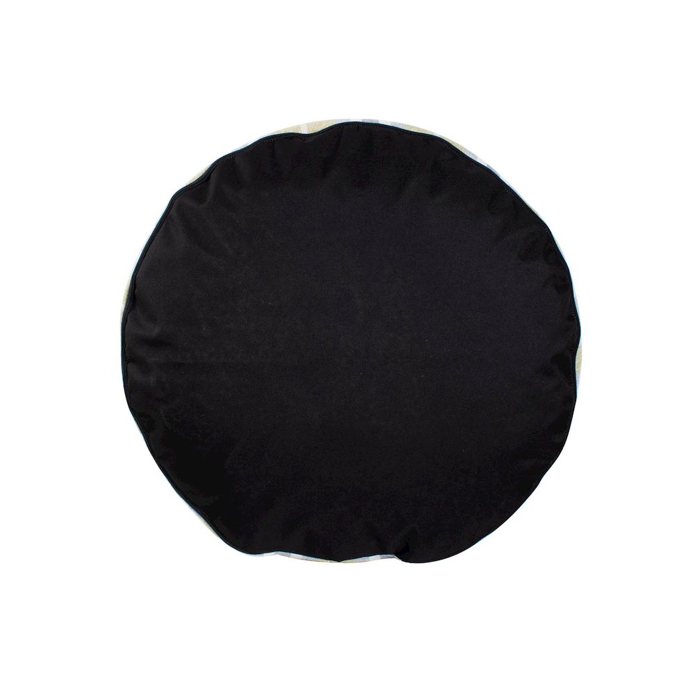 Short Indoor/Outdoor Pouf Dune Moss. Picture 2