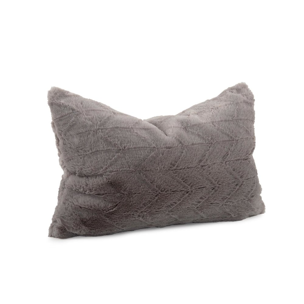 Pillow  14 x 22 Angora Stone - Poly Insert. Picture 2