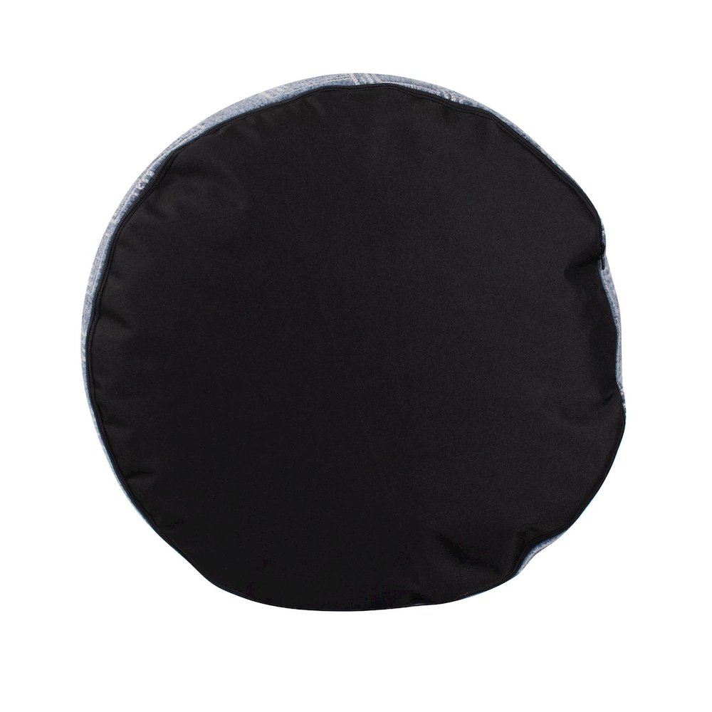 Short Indoor/Outdoor Pouf Syros Denim. Picture 7