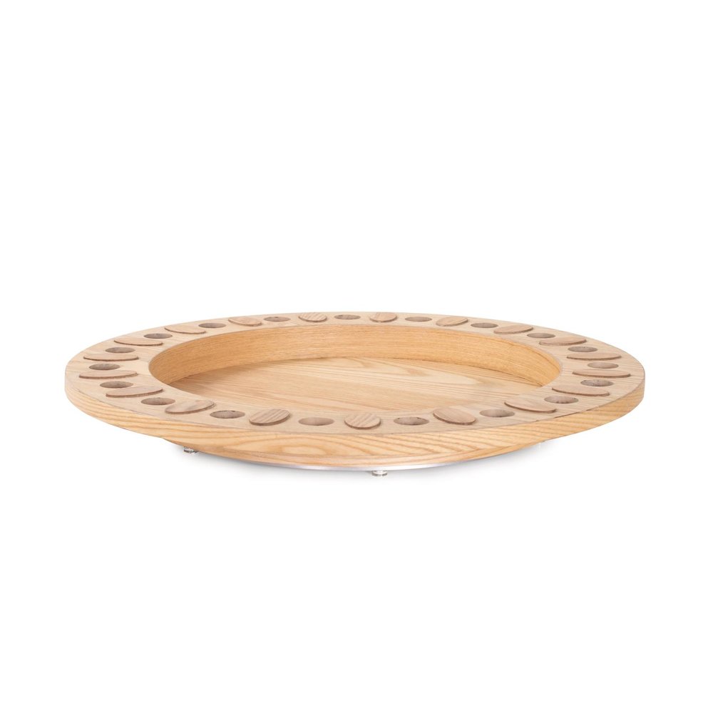 Robin Baron Winfield Wooden Lazy Susan. Picture 1