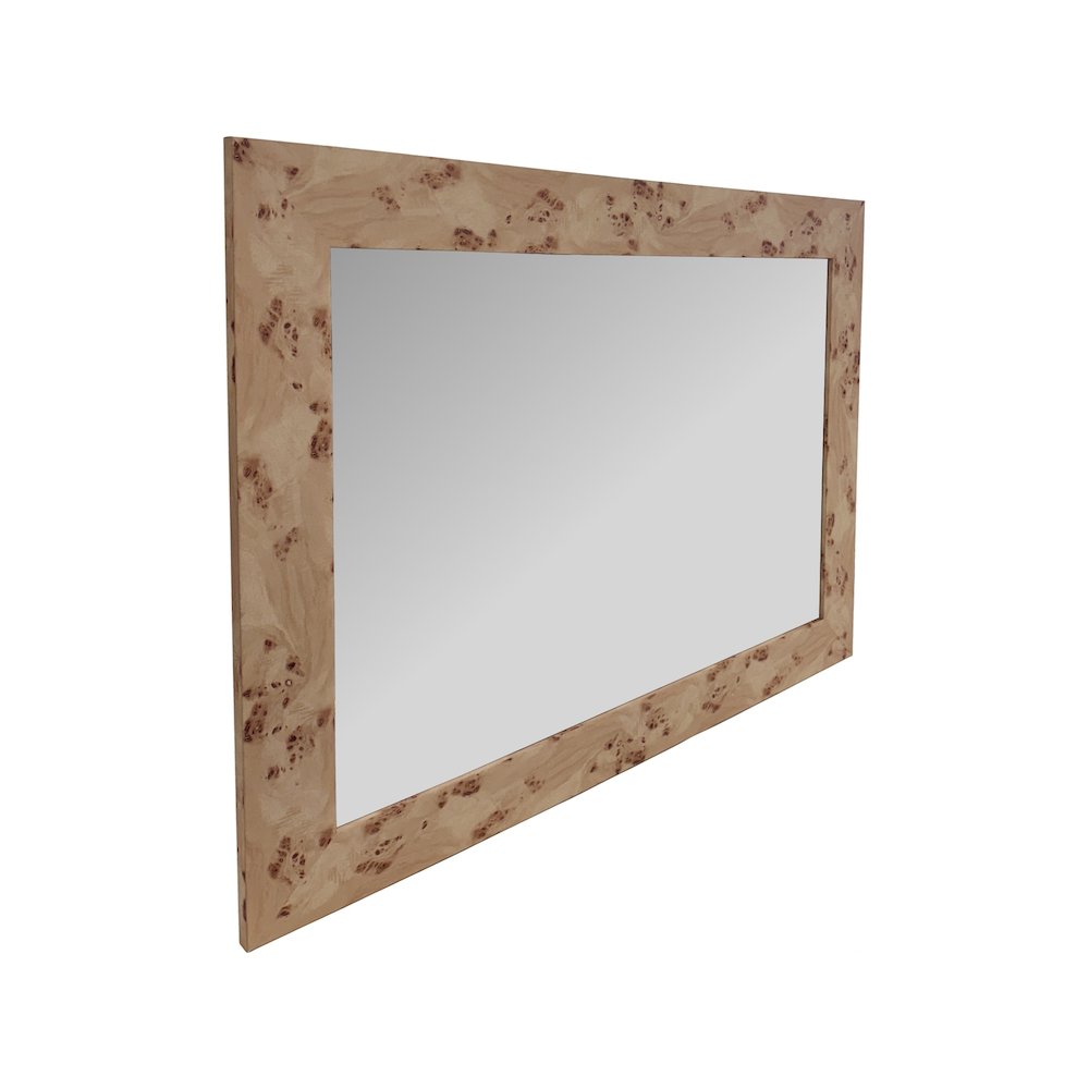Burled Vanity Mirror. Picture 5