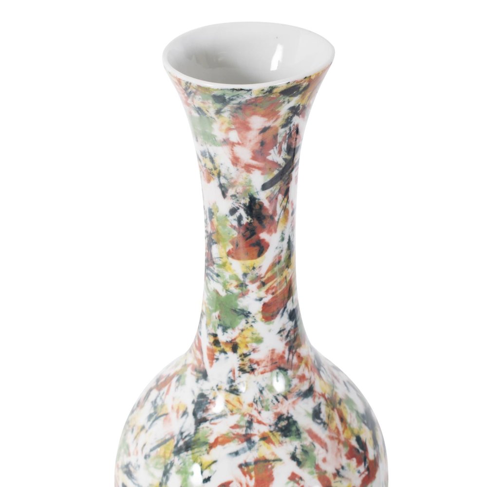 Jardin Colore' Tall Necked Vase. Picture 4