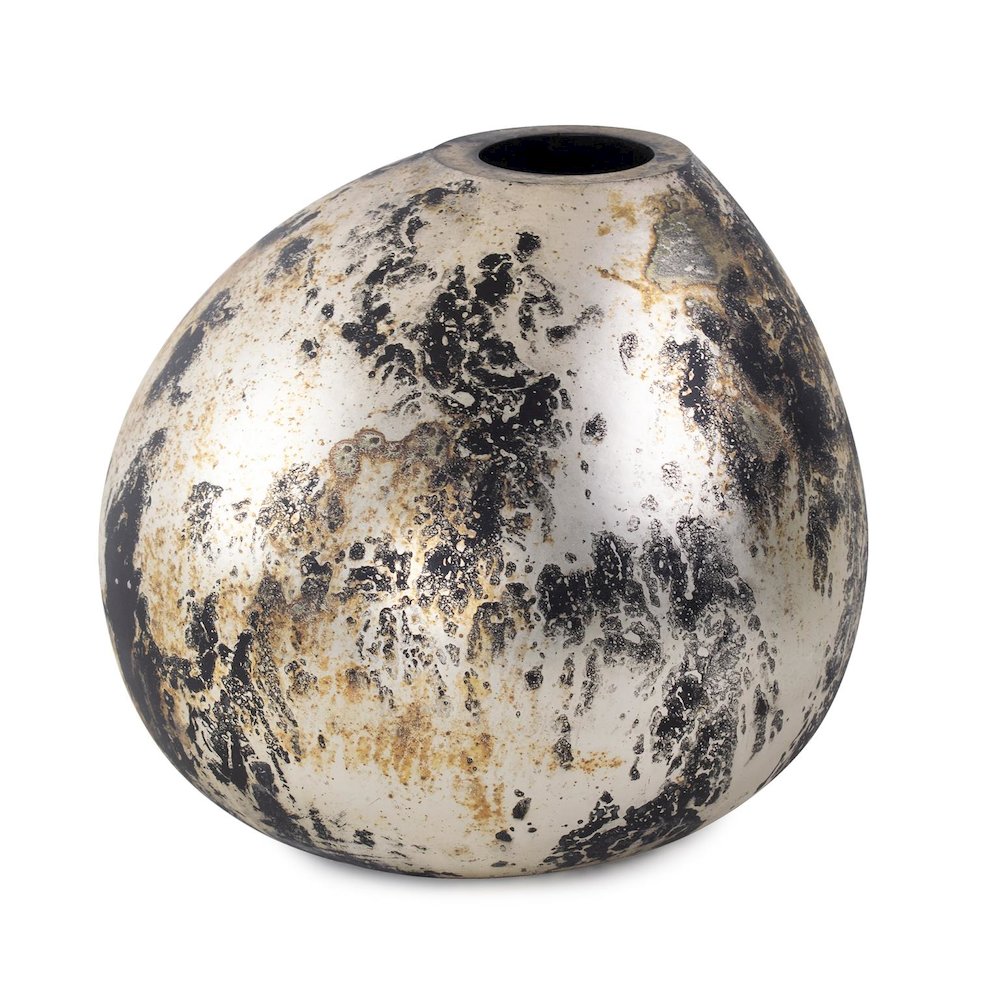 Callisto Bulbous Glass Vase. Picture 1