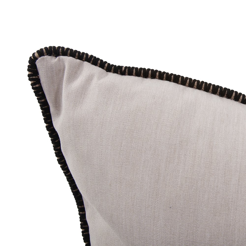 20 x 20 Outdoor Pillow with Dec Cord- Seascape Sand- Poly Insert. Picture 6