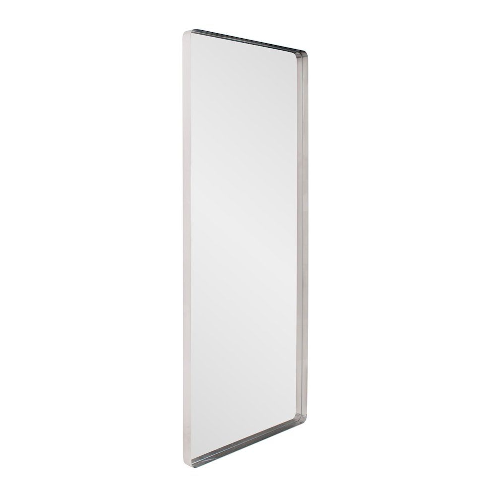 Steele Polished Silver Oversized Mirror. Picture 4