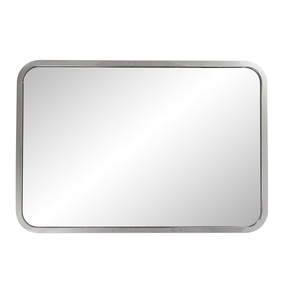 Simone Rectangular Stainless Steel Mirror. Picture 5