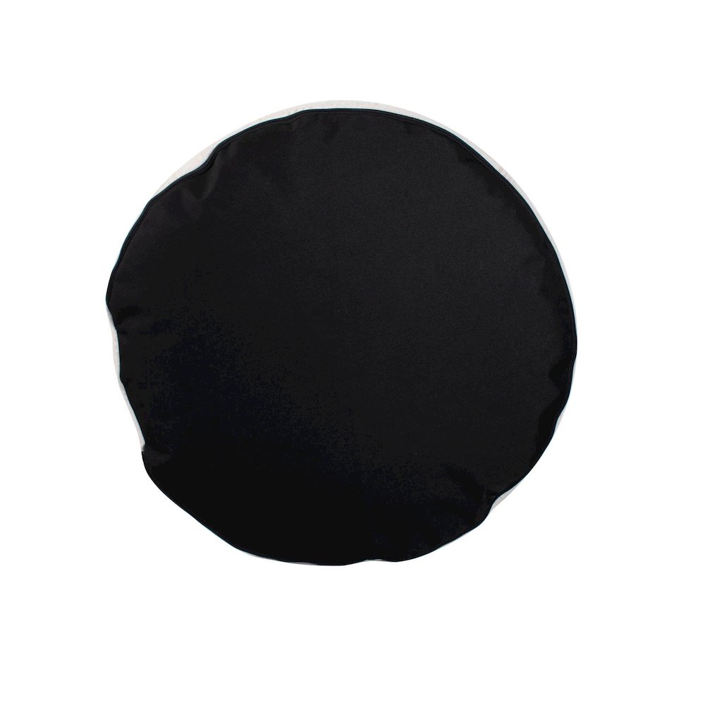 Short Indoor/Outdoor Pouf Syros Natural. Picture 5