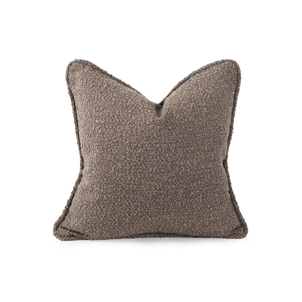 20 x 20 Pillow  Barbet Chocolate  - Down Insert. Picture 1