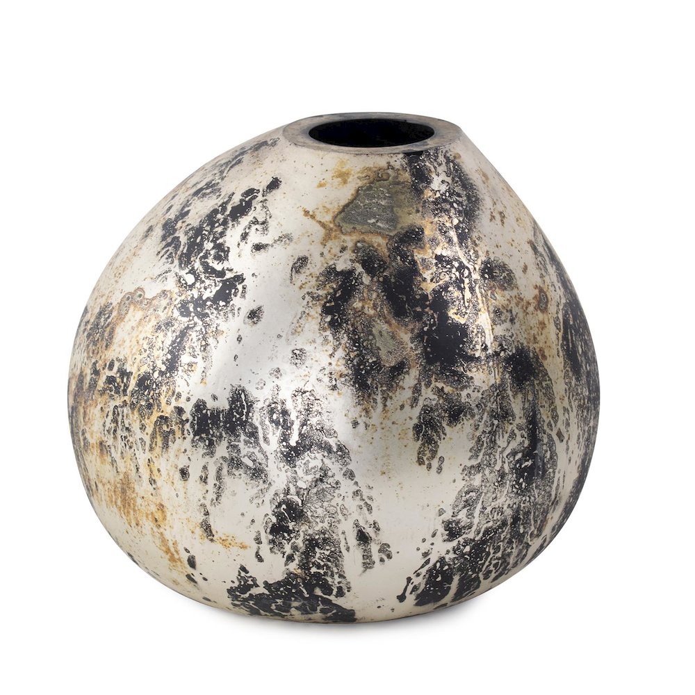 Callisto Bulbous Glass Vase. Picture 6