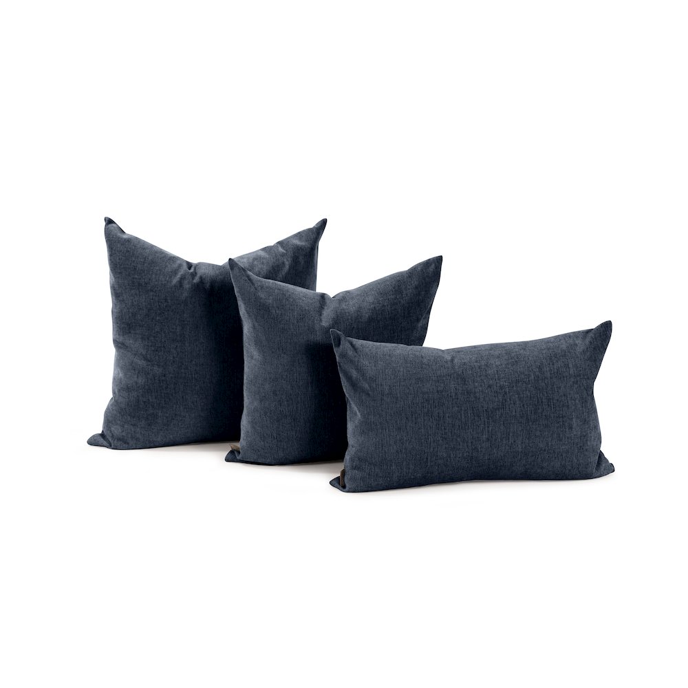 Komodo Navy Poly Filled 14x22 Pillow. Picture 6