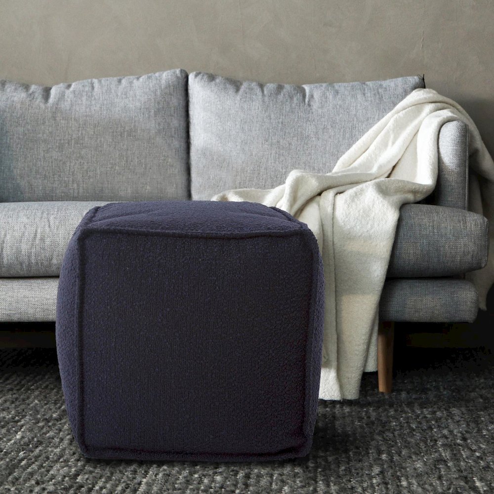 Square Pouf Barbet Royal. Picture 2