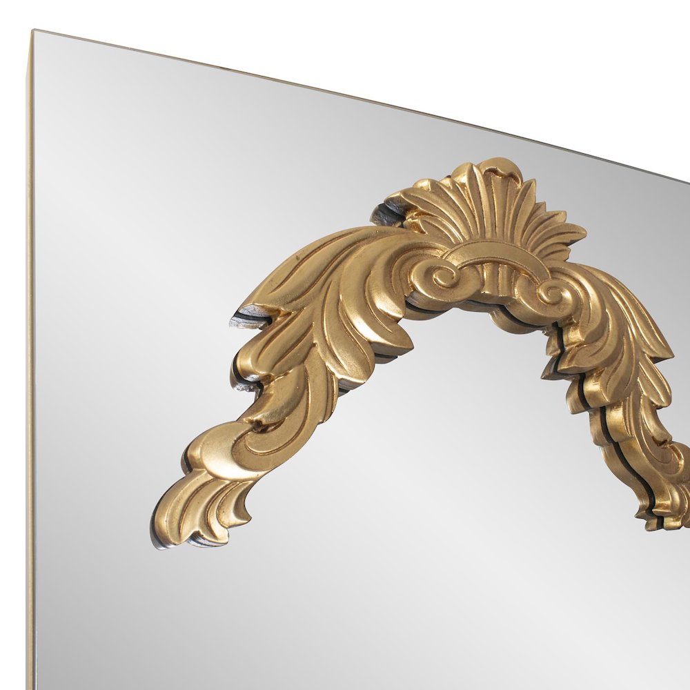 Adelard Mirror in Antique Gold. Picture 2