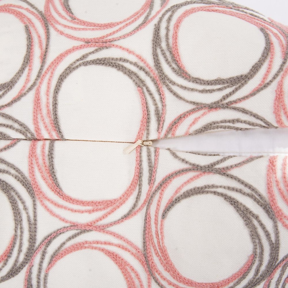 20 x 20 Demo Coral Pillow  - Poly Insert. Picture 5