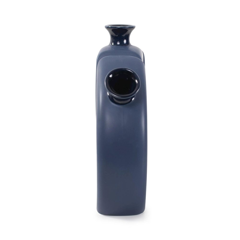 Delft Blue 3 Piece Floral Vase. Picture 6