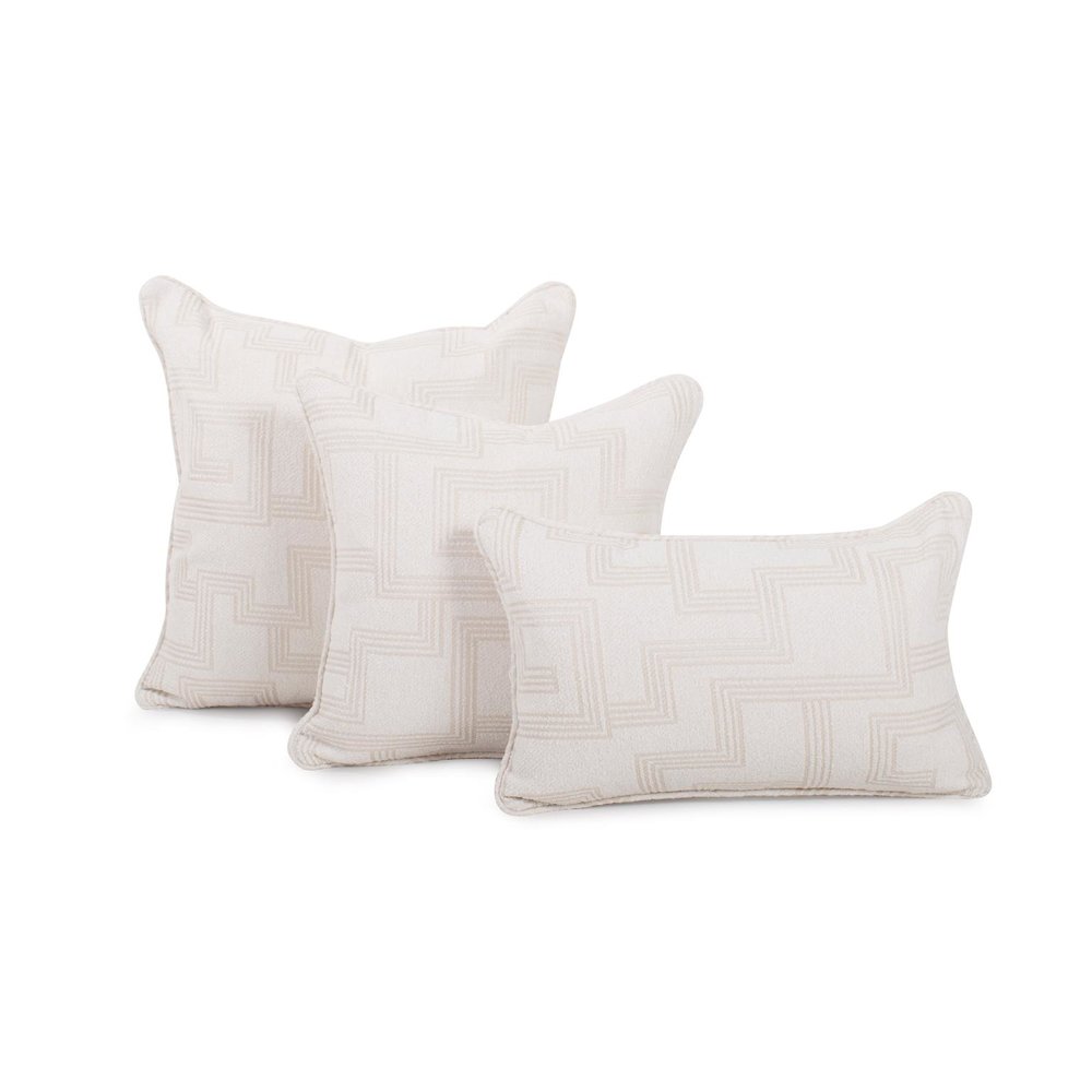 Indoor/Outdoor Pillow 20 x 20 Syros Natural. Picture 6